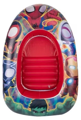 Image de Bateau gonflable spidey et ses amis 100 cm enfant - marvel - jouet piscine, pneumatique
