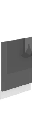 Image de Belini panneau frontal pour lave-vaisselle PO. Façade pour lave-vaisselle largeur 45 cm. Façade pour lave-vaisselle sans poignée, argent brillant