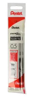 Obrázek produktu pro Náplň do rollerových propisek EnerGel, červená, LRN5-BP3BPL, 3 kusy, balení - PENTEL