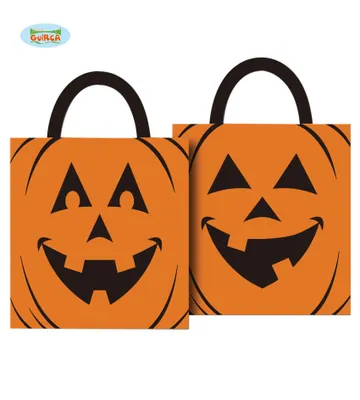 Produktbild von Kürbis Halloween Süssigkeiten Tasche Beutel 38x35 cm