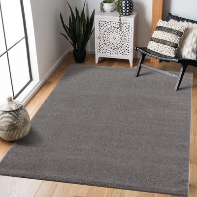 Zdjęcie produktu dla Unyqoos® Dywan z krótkim włosiem, kolor szary, 160 x 230 cm – Nowoczesny dywan do salonu wykonany z polipropylenu, gramatura 1850 g/m², certyfikat STANDARD 100 by OEKO-TEX