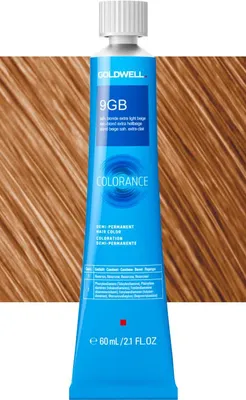 Produktbild von Goldwell Colorance 9GB Saharablond Extra Hellbeige 60 ml, Blond, 9GB, Sahara Blonde Extra Light Beige, Unisex, 60 ml, Alle Haare