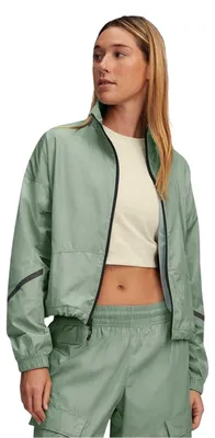 Produktbild von Under Armour - Windjacke für Damen, Überschnittene Schulter, Hochleistungsmaterial GT41494 (L) (Grün)