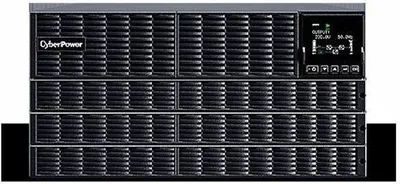 Produktbild von CyberPower OLS6KERT5UM Doppelwandler Online USV 6000VA/6000W Tower/Rack 5U, ECO Mode, LCD, USB, Expansion Port für opt. Netzwerkkarten, Anschluss f. opt. Batterieerweiterung inkl. 19" Railkit, abnehmbare Manueller Bypass-PDU, Doppelwandler (Online), 6 kVA, 6000 W, Reiner Sinus, 110 V, 300 V