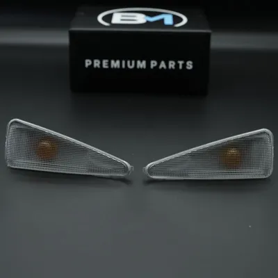 Productafbeelding van 2 stuks knipperlichtglas, links en rechts, voor Dacia Sandero, Renault Symbol, Thalia III, type W5W