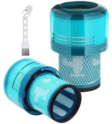Ersatzfilter für Dyson V15, 2 Stück, HEPA H12, kompatibel mit V15 Detect