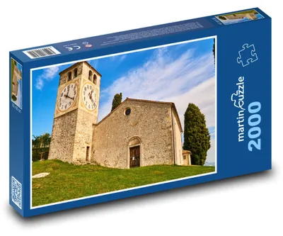 Zdjęcie produktu dla Puzzle 2000 Włoski kamienny kościół - martinpuzzle
