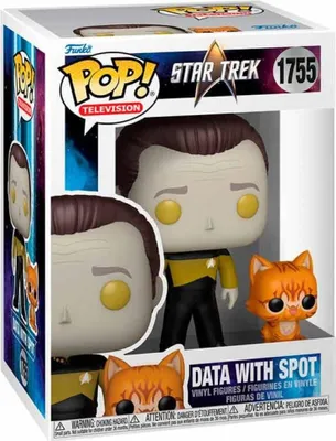 Obrázok produktu pre Figurka Vinylowa POP! Funko Star Trek - Data z psotem 9 cm