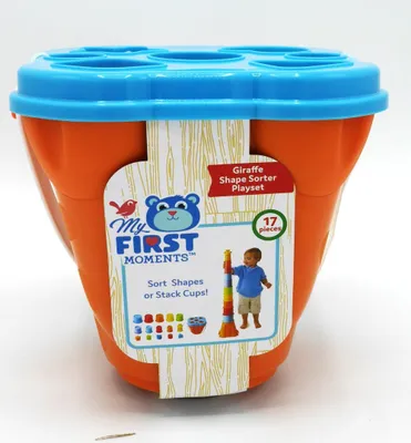 Produktbild von Playgo – Stapelbecher und Formensortierer in fröhlichen Farben