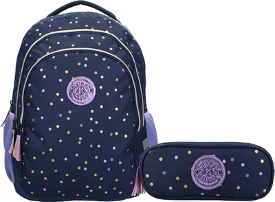 Produktbild von Vadobag Schulrucksack & Federmäppchen Milky Kiss 34 Liter Dotted Delight