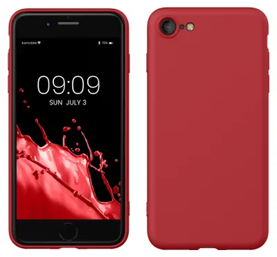 Produktbild von kwmobile Handyhülle für iPhone SE 2022 Hülle / iPhone SE 2020 / iPhone 8 / iPhone 7, für iPhone SE Hülle - Schutzhülle für kabelloses Laden - Case in