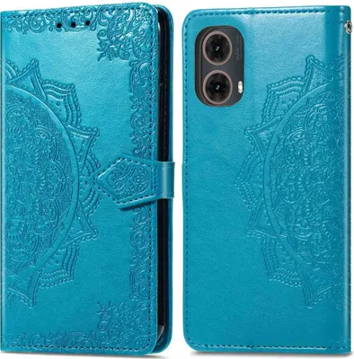 Produktbild von imoshion Mandala Klapphülle Motorola Moto G85 - Türkis