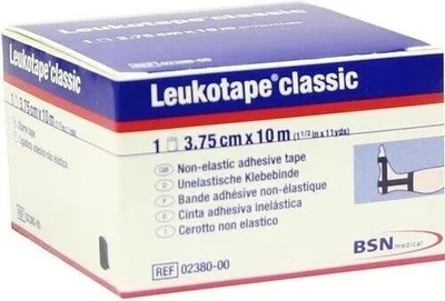Image de Leukotape Classic 3,75 cmx10 m noir 1 pc
