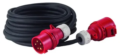 Produktbild von HEDI VKD10162F Starkstrom-Verlängerungsleitung 16A 10m 5x2,5mm² & Phasenwender
