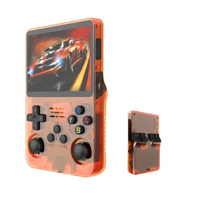 Retro-Handheld-Videospielkonsole, Linux-System, 3,5-Zoll-IP-Bildschirm, tragbarer Taschenvideoplayer, 64 GB Spiele