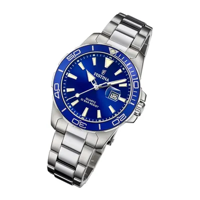 Produktbild von Festina Armbanduhr Damen F20503/3 Edelstahl Uhr silber Boyfriend UF20503/3
