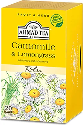 Produktbild von Ahmad Tea- Camomile & Lemongrass 30g,  20 Beutel