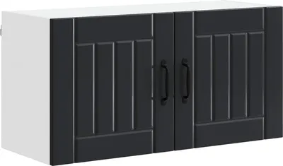 Obrázok produktu pre vidaXL Nástenná skriňa LUCCA Čierna 80 x 31 x 40 cm Drevotrieska