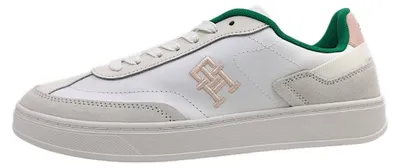 Immagine prodotto di Scarpe da uomo Tommy Hilfiger Heritage, modello stringato, colore bianco, adatte a un abbigliamento casual
