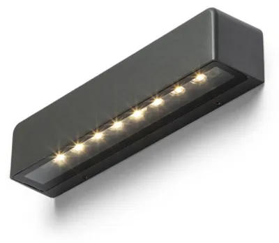 Image de SAMPO applique murale anthracite 230V LED 9W IP65 3000K