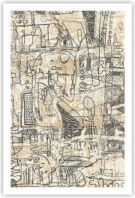 Produktbild von Poster - Poster ohne Rahmen - Graffiti Kritzeleien Zeichnen - 61x91,5 cm - Wand Bild - Wanddeko - Wandbilder - Kunstposter - Wandposter - Bilder - Kunstdruck - Wanddekoration - P2XPA61x91-5047