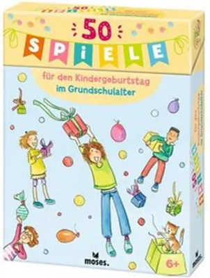 Produktbild von 50 Spiele für den Kindergeburtstag im Grundschulalter
