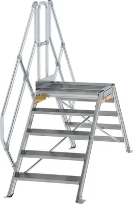 Produktbild von Günzburger Steigtechnik Überstieg 45° Stufenbreite 800 mm 5 Stufen - 600945