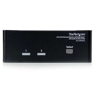 Zdjęcie produktu dla StarTech.com SV231DDVDUA, 1920 x 1200 px, WUXGA, 18 W, Czarny