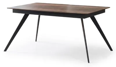 Productafbeelding van Eettafel met houten uitstraling, moderne keuken, bruine tafel, eetkamer