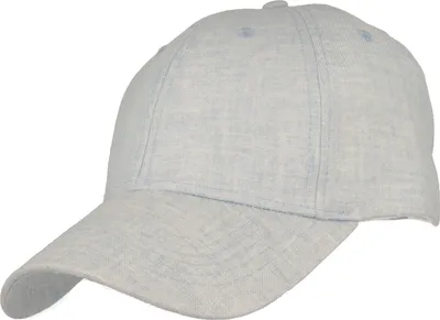 Damen Baseball-Cap aus Leinen und Baumwolle von Fiebig in blau