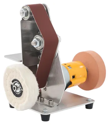 Produktbild von Mini Bandschleifer, Netzbetrieb, 4000-9000 U/min, Silber