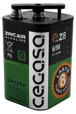 Produktbild von Cegasa Zink-Luft Alkaline Batterie 6V/45Ah