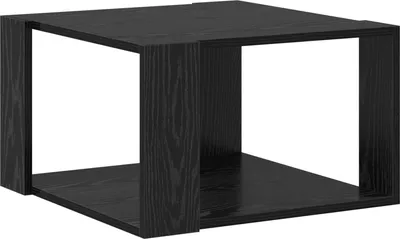 Produktbild von Möbel Couchtisch Schwarz Eiche 51,5x51,5x30 cm Holzwerkstoff - Couchtische 869217