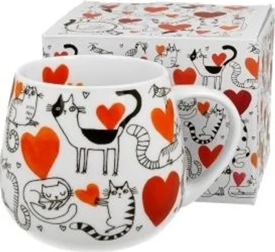 Obrázok produktu pre Porcelánový hrnek Cat´s World Hearts