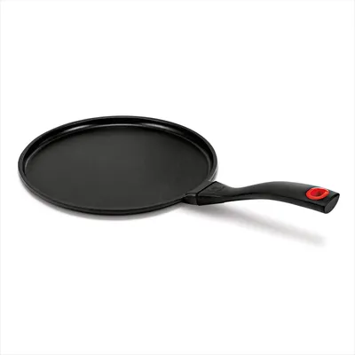 Pfannkuchenpfanne 30 cm, Antihaftbeschichtung, Aluminium, schwarz