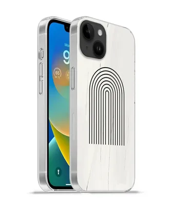 Produktbild von MuchoWow® Handyhülle Schutzhülle Hülle für Apple iPhone 14 Plus - Soft case Farbe - Regenbogen - Schwarz - Weiß Silikon Softcase Handy Hülle - Abbildung