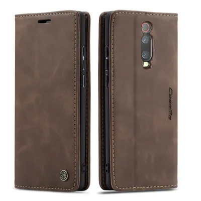 Obrázek produktu pro Redmi K20 Pro Pouzdro, RetroPolyuretanKožené Pouzdro, Kapsy na Karty, Magnetické Uzavírání, Pouzdro s Funkcí Stojánku pro Xiaomi Redmi K20 / K20 Pro Káva