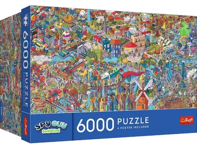 Obrázok produktu pre Puzzle 6000 Špión – Hľadaj a nájdi: Výlet do mesta TREFL