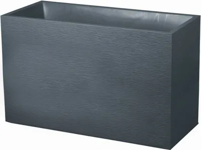 Image de Muret Jardinière Graphit 99,5 × 39,5 × 60 Cm - 116 L - Gris Anthracite  - Eda