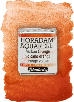 Produktbild von Schmincke HORADAM - Vulkan Orange - Supergranulation halbes Näpfchen - 14 912 044
