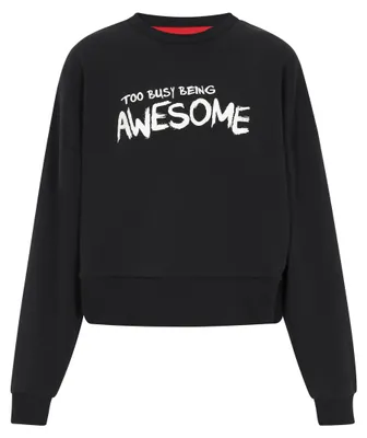 Produktbild von VANJA damen sweatshirt - schwarz, S