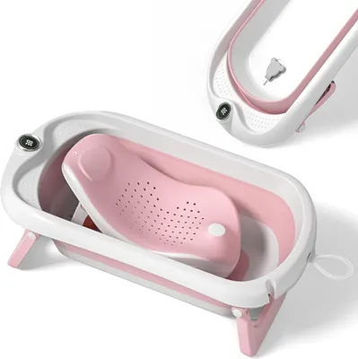 Produktbild von Superbe Bebe faltbare Babybadewanne mit Badesitz/Badewanne XXL
