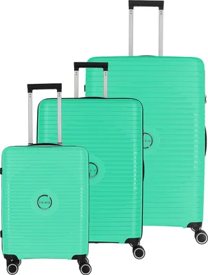 Produktbild von Travelite Hartschalenkoffer Set Orbita L M und S grün