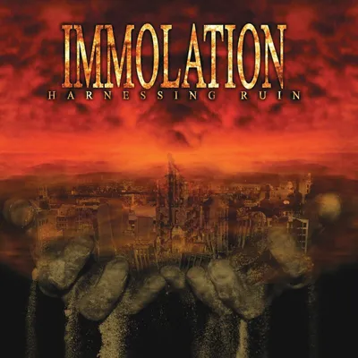 Immagine prodotto di Immolation - Harnessing Ruin (Edizione limitata) (Rosso trasparente/Nero marmorizzato) (LP)