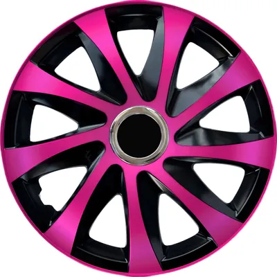 Obrázok produktu pre Pokrievky kolies kryty kolies sada 4 auto 14" palcov ružová Extra Drift