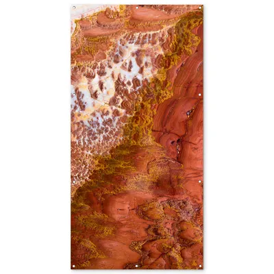Obrázek produktu pro MuchoWow® Venkovní plakát - Zahradní dekorace - Zahradní plakáty do zahrady - Mramor - Přírodní kámen - Textura - 200x100x0,2cm