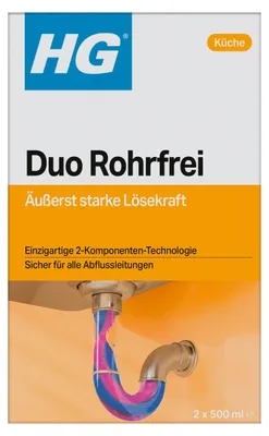 Produktbild von HG Duo Rohrfrei extra Stark 2 x 500 ml