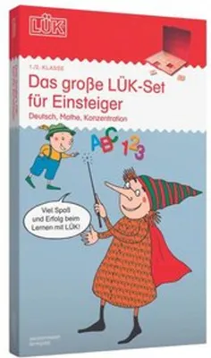 Immagine prodotto di Das große LÜK-Set für Einsteiger: Deutsch, Mathe, Konzentration für Klasse 1 und 2