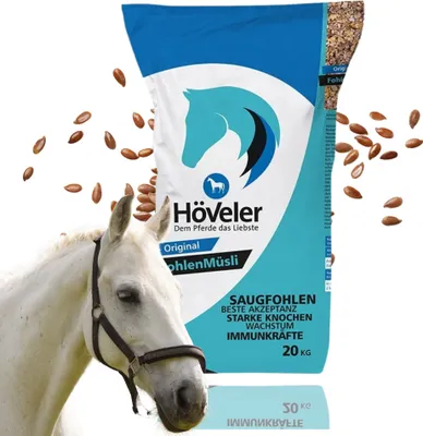 Zdjęcie produktu dla Hoveler FohlenMusli Pasza Musli Dla Źrebiąt i Młodych Koni 20kg