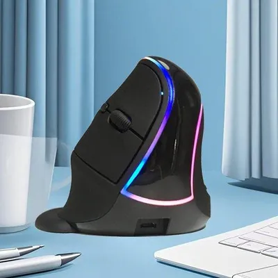 Obrázek produktu pro Ergonomická vertikální bezdrátová herní myš s třemi režimy